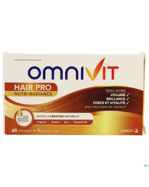 Omnivit hair pro nutri radiance    caps  60