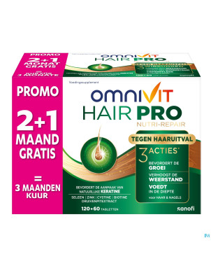 Omnivit hair pro nutri repair    comp 180