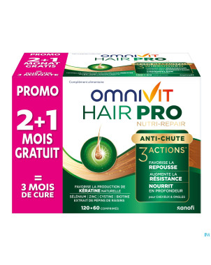 Omnivit hair pro nutri repair    comp 180