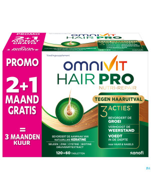 Omnivit hair pro nutri repair    comp 180