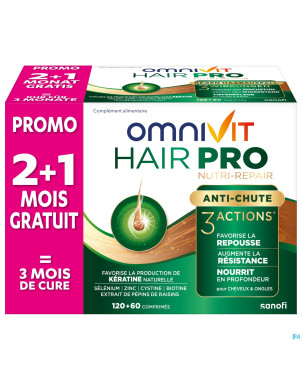 Omnivit hair pro nutri repair    comp 180