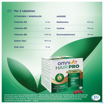 Omnivit hair pro nutri repair    comp 180
