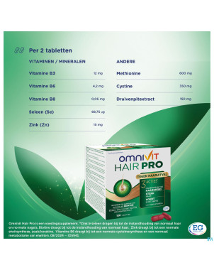 Omnivit hair pro nutri repair    comp 180