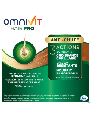 Omnivit hair pro nutri repair    comp 180