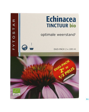 Fytostar echinacea teiture bio duo 2x100ml 2e -50%