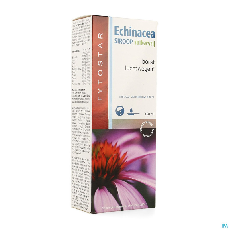 Fytostar echinacea sirop sans sucre    150ml
