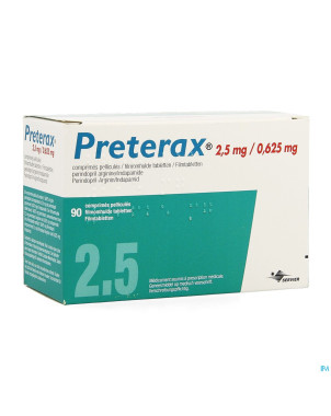 Preterax  2,5mg/0,625mg impexeco comp pell  90 pip