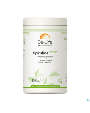Spiruline 500 bio be life  tabl 500