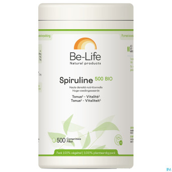 Spiruline 500 bio be life  tabl 500