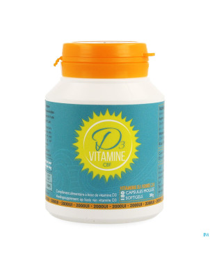 Vitamine d3 cbf 2000ui softgels 180