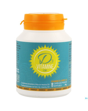 Vitamine d3 cbf 2000ui softgels 180