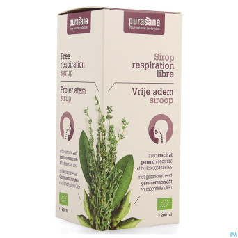Purasana vegan puragem sirop voie resp. lib. 200ml