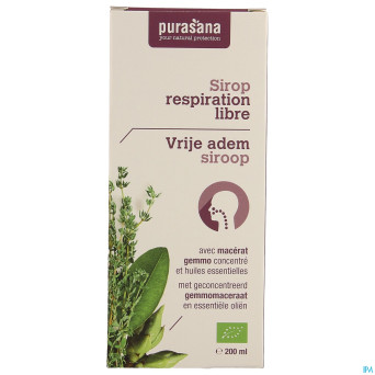 Purasana vegan puragem sirop voie resp. lib. 200ml
