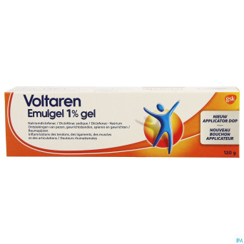 Voltaren emulgel 1 % gel 120 g bouchon applicateur