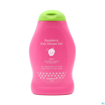 Mph kids douche 3en1 framboise gel    fl 250ml