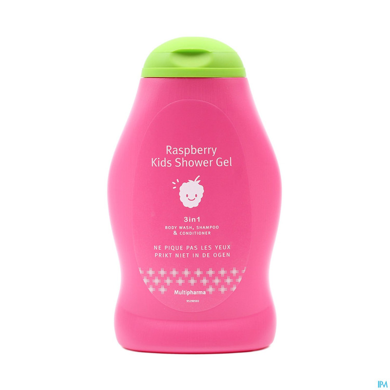 Mph kids douche 3en1 framboise gel    fl 250ml
