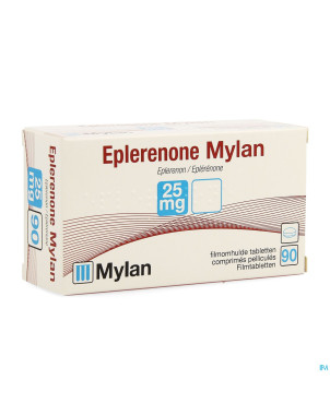 Eplerenone mylan 25mg comp pell 90 x 25mg