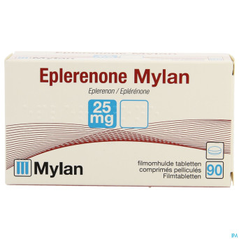 Eplerenone mylan 25mg comp pell 90 x 25mg