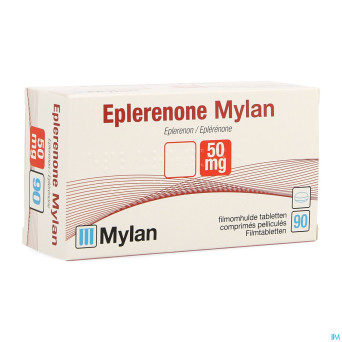 Eplerenone mylan 50mg comp pell 90 x 50mg