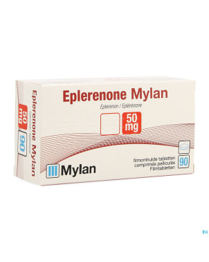 Eplerenone mylan 50mg comp pell 90 x 50mg