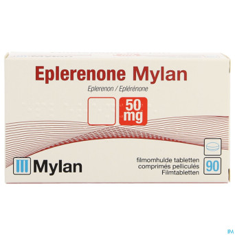 Eplerenone mylan 50mg comp pell 90 x 50mg