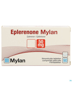 Eplerenone mylan 50mg comp pell 90 x 50mg