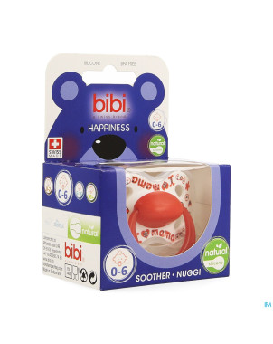 Bibi sucette hp natural love mama/papa best   0-6m