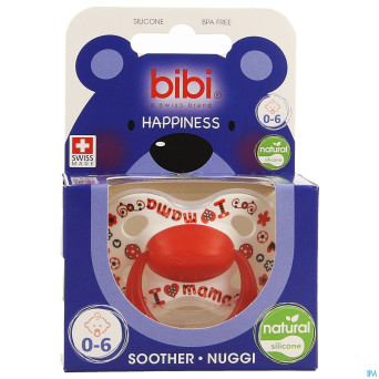 Bibi sucette hp natural love mama/papa best   0-6m