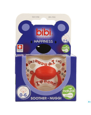 Bibi sucette hp natural love mama/papa best   0-6m