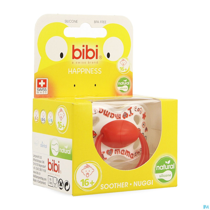 Bibi sucette hp natural love mama/papa best  6-16m