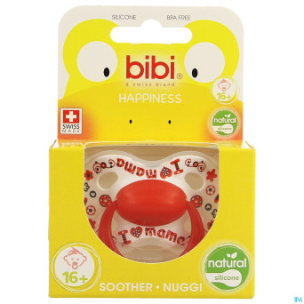 Bibi sucette hp natural love mama/papa best  6-16m