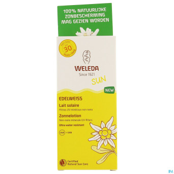 Weleda edelweiss lait solaire ip30    150ml