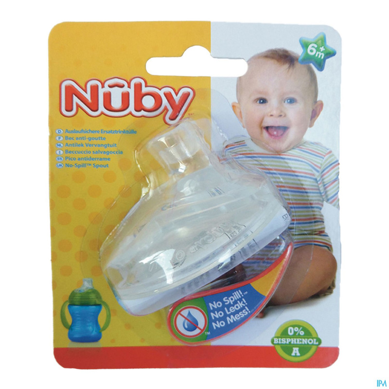 Nuby bec remplac.a/goutt gob.swirl super spout +6m