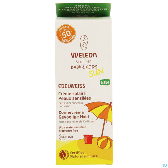 Weleda edelweiss creme sol. peau sens. ip50+  50ml