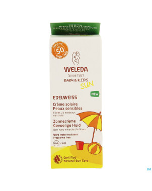 Weleda edelweiss creme sol. peau sens. ip50+  50ml