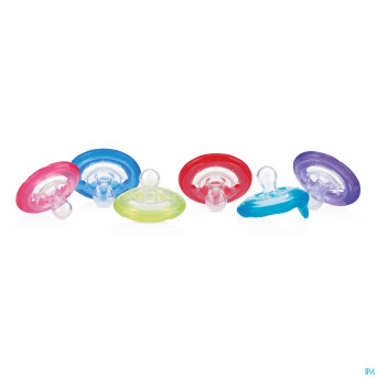 Nuby sucette natural flex cerise 0-6m 2