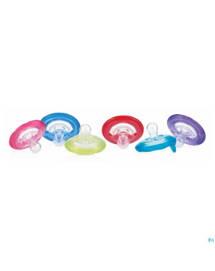 Nuby sucette natural flex cerise 0-6m 2