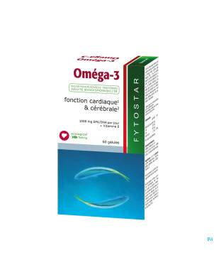 Fytostar omega-3 epa + dha maxi    caps 60