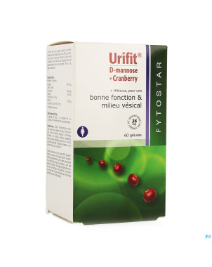 Fytostar urifit d-mannose + cranberry maxi caps 60