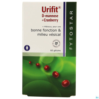 Fytostar urifit d-mannose + cranberry maxi caps 60