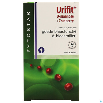 Fytostar urifit d-mannose + cranberry maxi caps 60