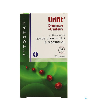 Fytostar urifit d-mannose + cranberry maxi caps 60