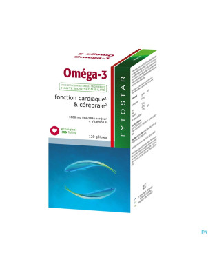 Fytostar omega-3 epa + dha maxi    caps 120