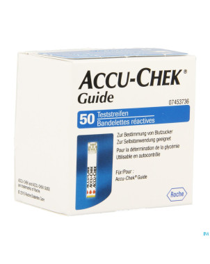 Accu chek guide tests    50 bandes