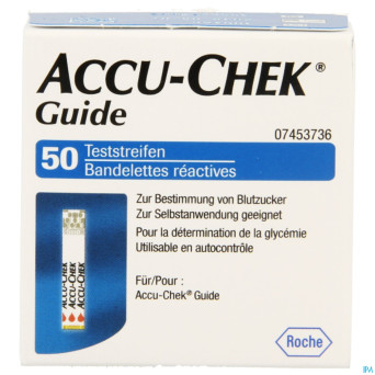Accu chek guide tests    50 bandes