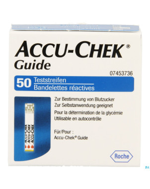 Accu chek guide tests    50 bandes