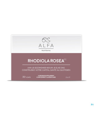 Alfa rhodiola rosea 500mg v-caps 30
