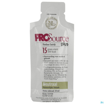 Prosource plus neutre 15g protein    sach 1x30ml