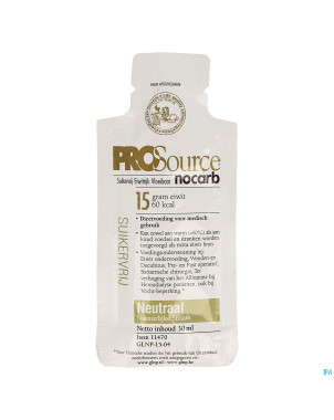 Prosource nocarb neutre 15g protein    sach 1x30ml