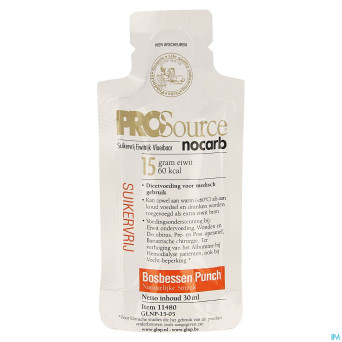 Prosource nocarb myrtille 15g protein  sach 1x30ml